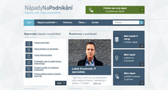 Desktop Screenshot of napadynapodnikani.cz