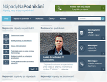 Tablet Screenshot of napadynapodnikani.cz
